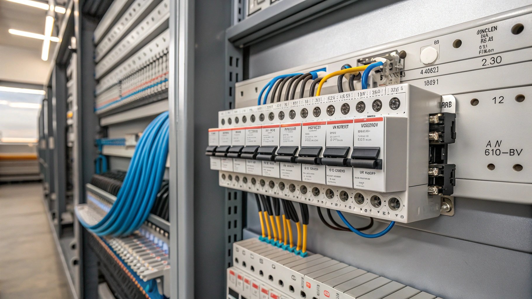 Tableau électrique moderne professionnel installé par DR MULTISERVICES Maroc